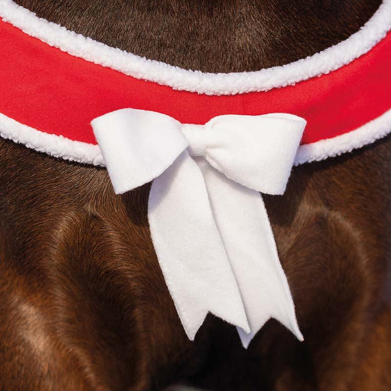 Breastplate Christmas Red/White