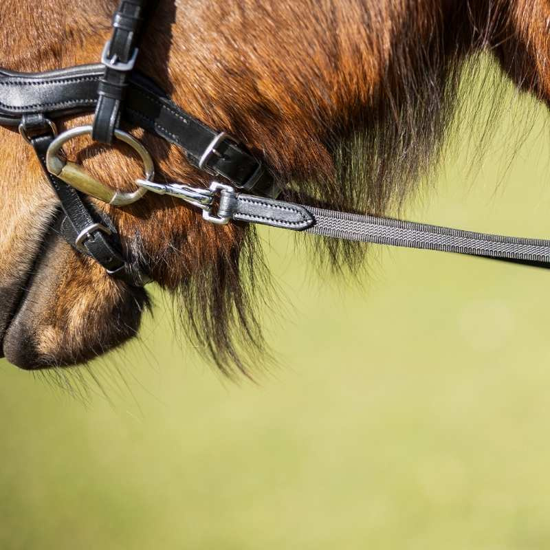 Reins Anti-Slip Fjara Icelandic Black