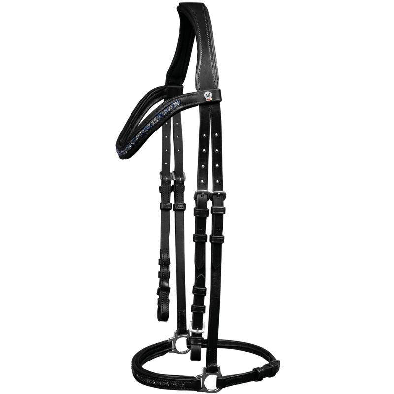 Icelandic Bridle Ice Black/Silver 