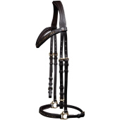 Icelandic Bridle Ice Brown/Gold Icelandic Bridle Ice Brown/Gold