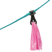 Poop Bag Holder for Leash Black Poop Bag Holder for Leash Black