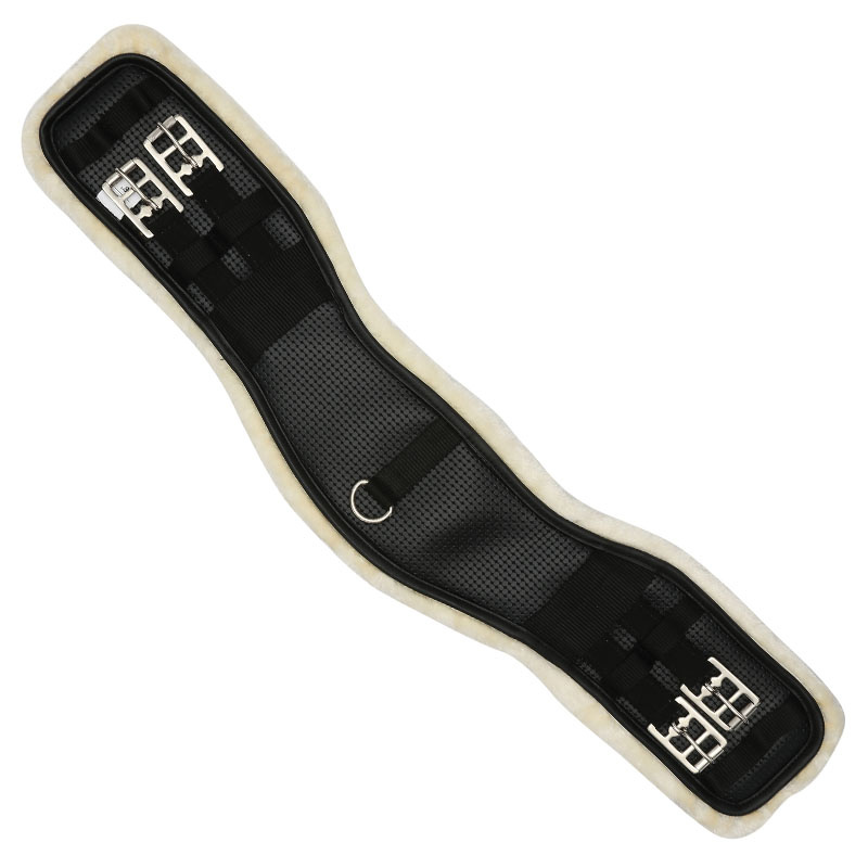 Dressage Girth with Fleece HG Black/Natural