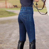 Riding Breehes KLKayce Denim Full Grip Dark Denim Riding Breehes KLKayce Denim Full Grip Dark Denim