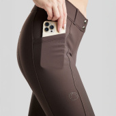 Riding Breeches MoZida Refined Crystals Full Grip Brown Riding Breeches MoZida Refined Crystals Full Grip Brown