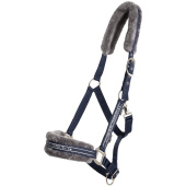 Halter with Fleece Navy/Grey Halter with Fleece Navy/Grey