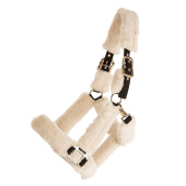Halter Cozy with Fleece Black/Natural Halter Cozy with Fleece Black/Natural
