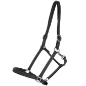 Leather Halter Slim Basic Black Leather Halter Slim Basic Black