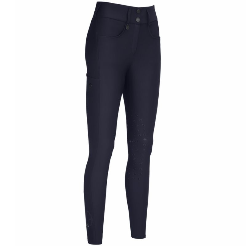 Riding Breeches Amia SD Knee Grip Navy Blue