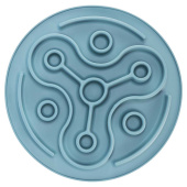 Slow Feed Feeding Mat Turquoise Slow Feed Feeding Mat Turquoise