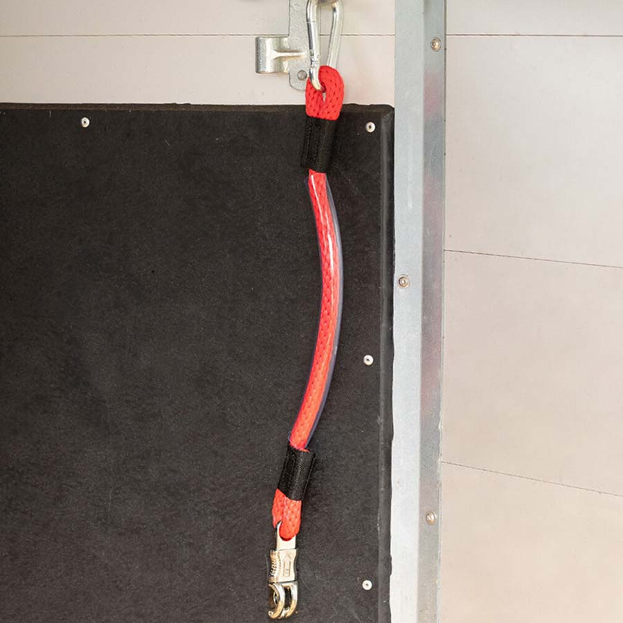 Transport Halter Panic Clip Red