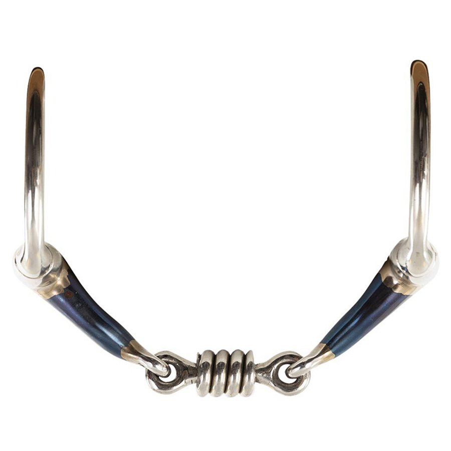 Double Jointed Eggbut Bit with Roles Sweet Iron 14mm