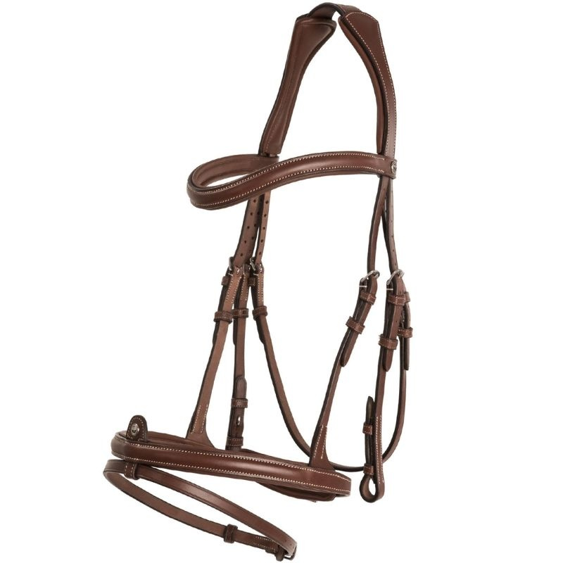 Anatomical Bridle Eccelente Aachen Brown