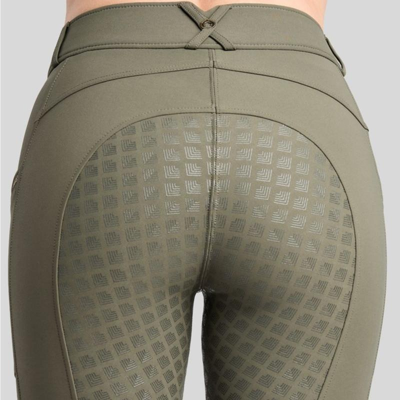 Riding Breeches MoVeronica Crystaltape Full Grip Forest Green