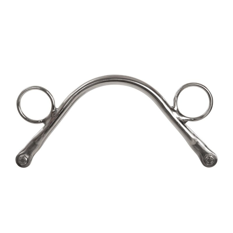 High Terret Bar for Lunging Girth Silver 