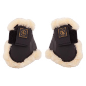 Fetlock Boots Snuggle Synthetic Sheepskin Black Fetlock Boots Snuggle Synthetic Sheepskin Black