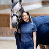 Riding Top Thelma 1/4 Zip Navy Blue Riding Top Thelma 1/4 Zip Navy Blue