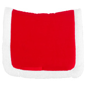 Dressage Saddle Pad Christmas Red/White Dressage Saddle Pad Christmas Red/White