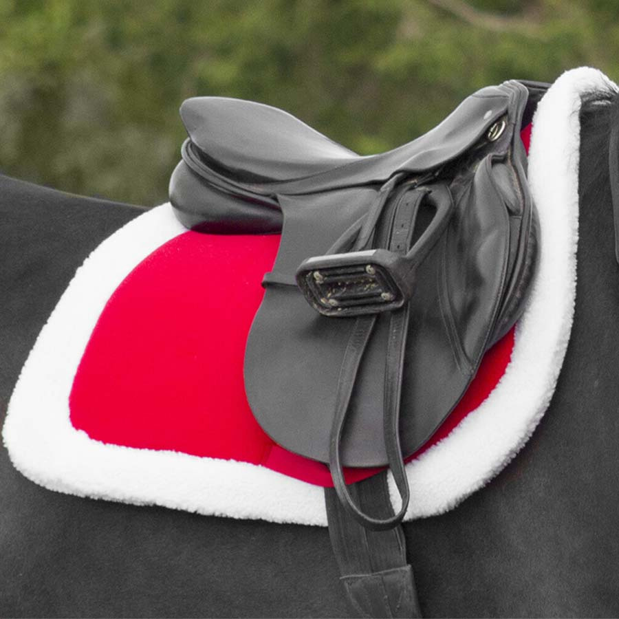 Allround Saddle Pad Christmas Red/White