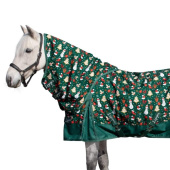 Turnout Rug Basic Plus Christmas Edition 600D 150g Green Turnout Rug Basic Plus Christmas Edition 600D 150g Green