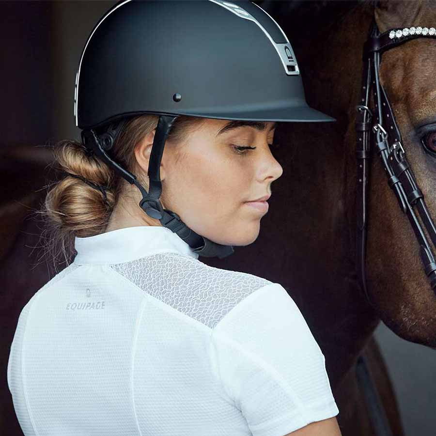 Riding Helmet Priority Matte Black