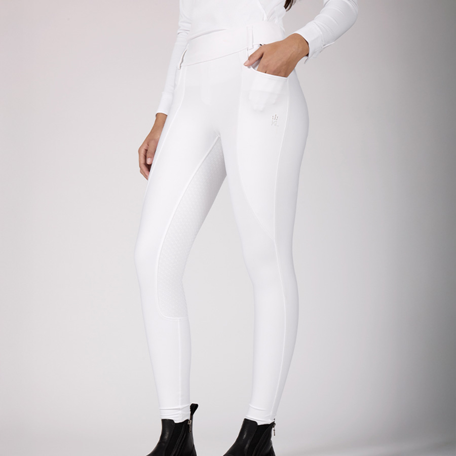 Riding Tights KLKristin A Shape Full Grip White