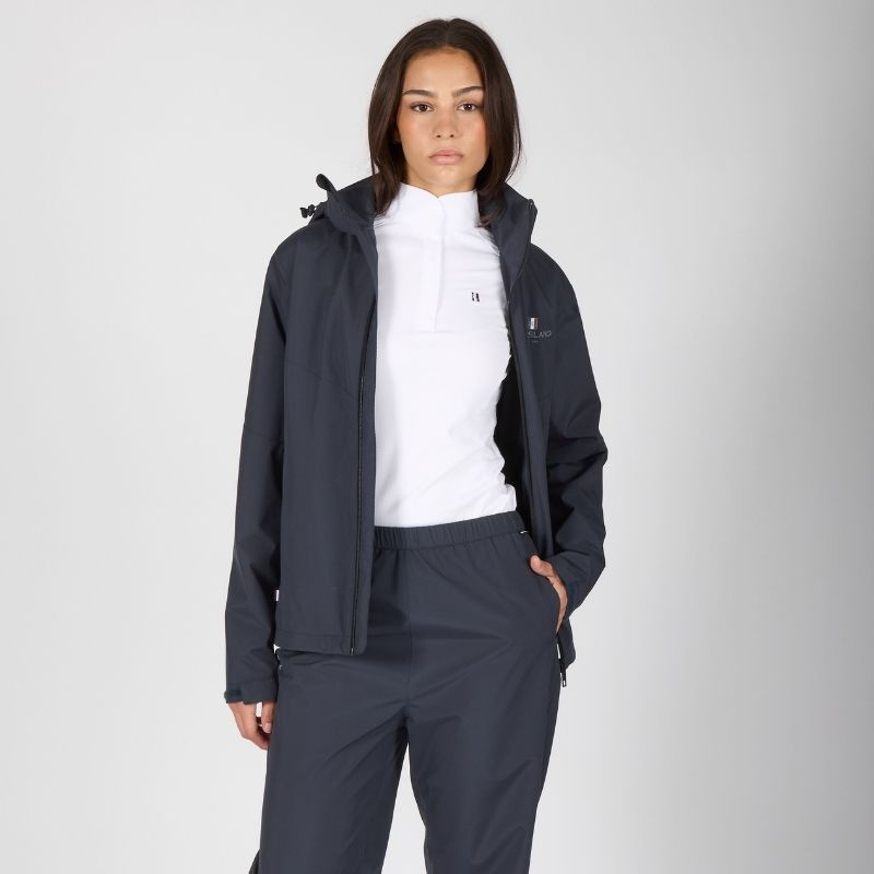 Rain Jacket Classic Unisex Lightweight Navy Blue