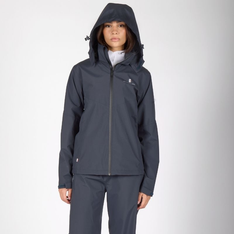 Rain Jacket Classic Unisex Lightweight Navy Blue