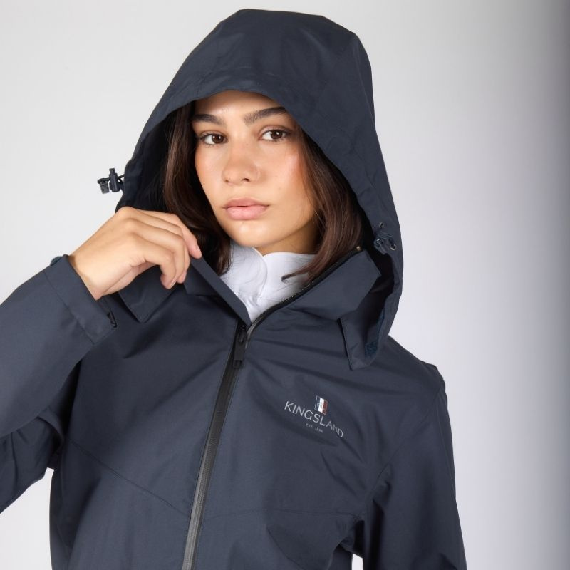 Rain Jacket Classic Unisex Lightweight Navy Blue