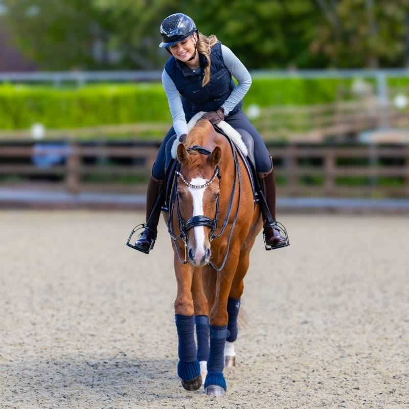 Riding Vest Classic Insulated Navy Blue