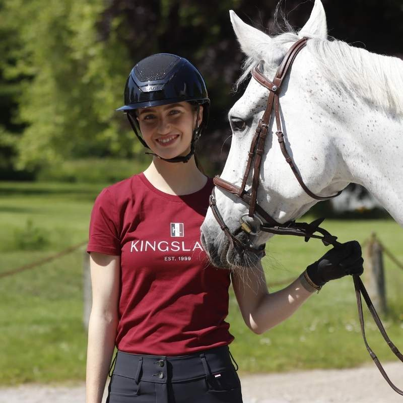 T-shirt Classic Logo Burgundy