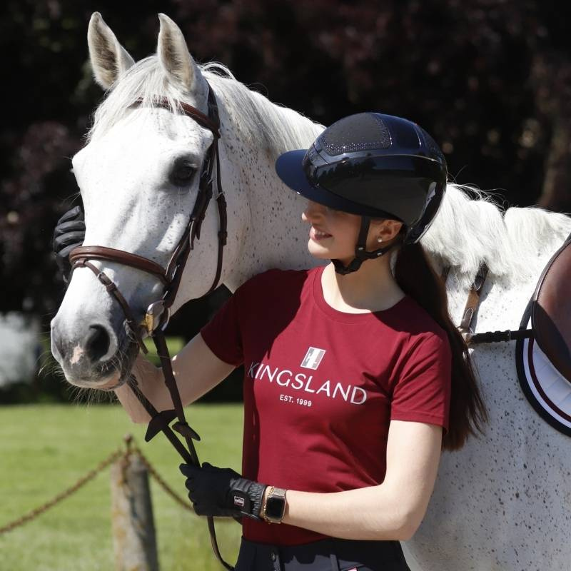 T-shirt Classic Logo Burgundy