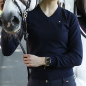 Pullover Classic V-Neck Navy Blue Pullover Classic V-Neck Navy Blue