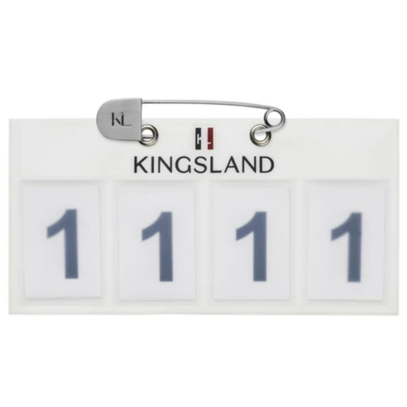 Number Bib Classic 4-Pocket 2-pack White