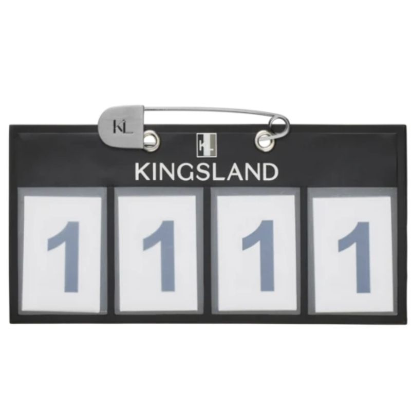 Number Bib Classic 4-Pocket 2-pack Black