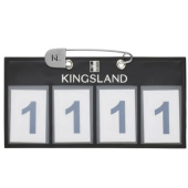 Number Bib Classic 4-Pocket 2-pack Black Number Bib Classic 4-Pocket 2-pack Black