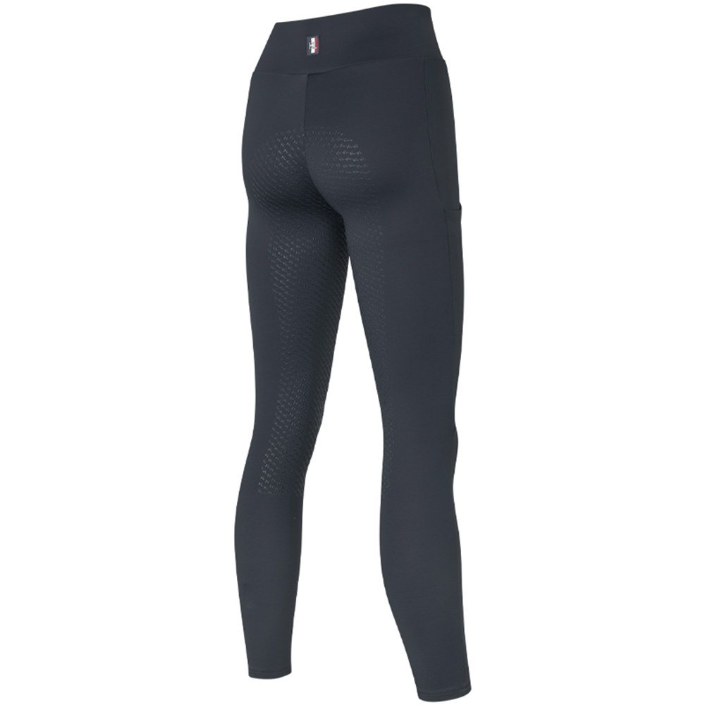 Winter Riding Tights Classic Brushed Full Grip Navy Blue