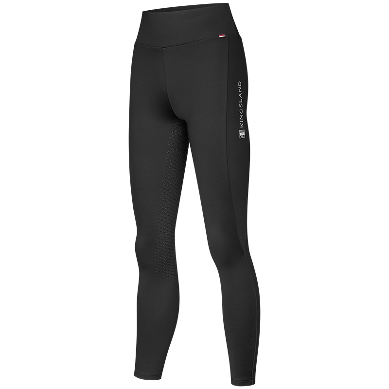 Winter Riding Tights Classic Brushed Full Grip Black
