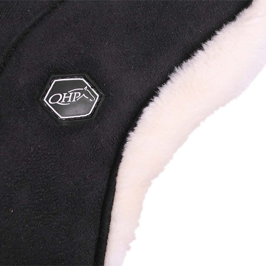 Bareback Pad Faux Fur Black