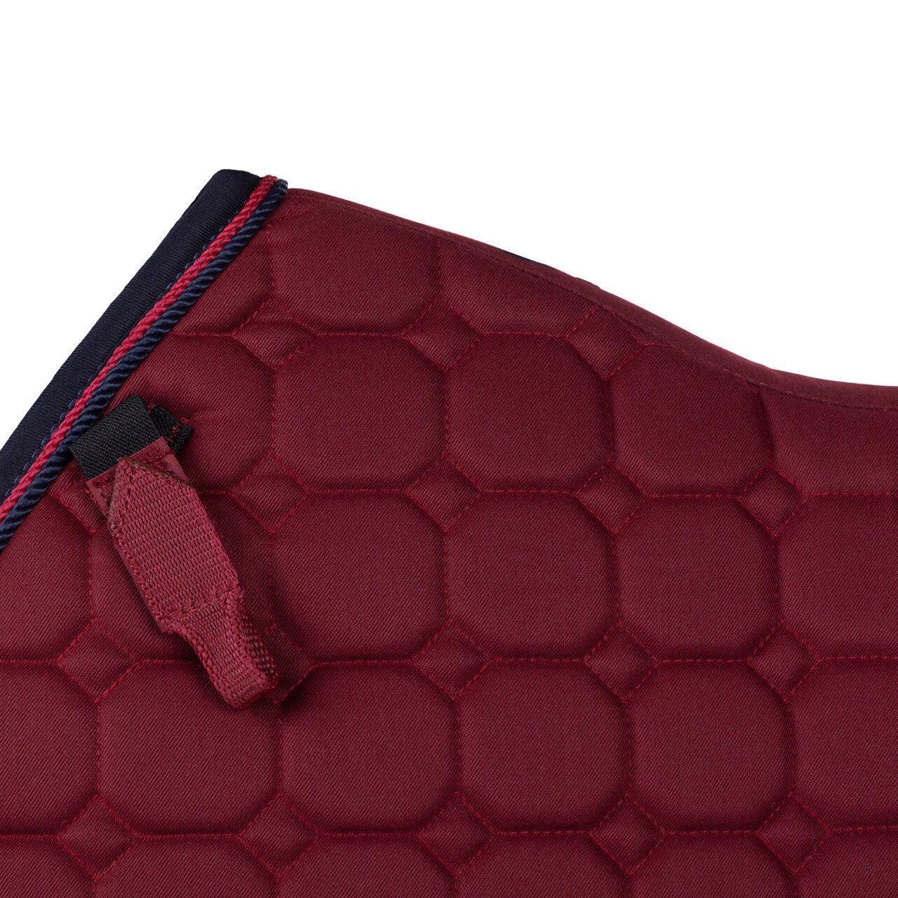 Dressage Saddle Pad Florence Burgundy/Navy Blue