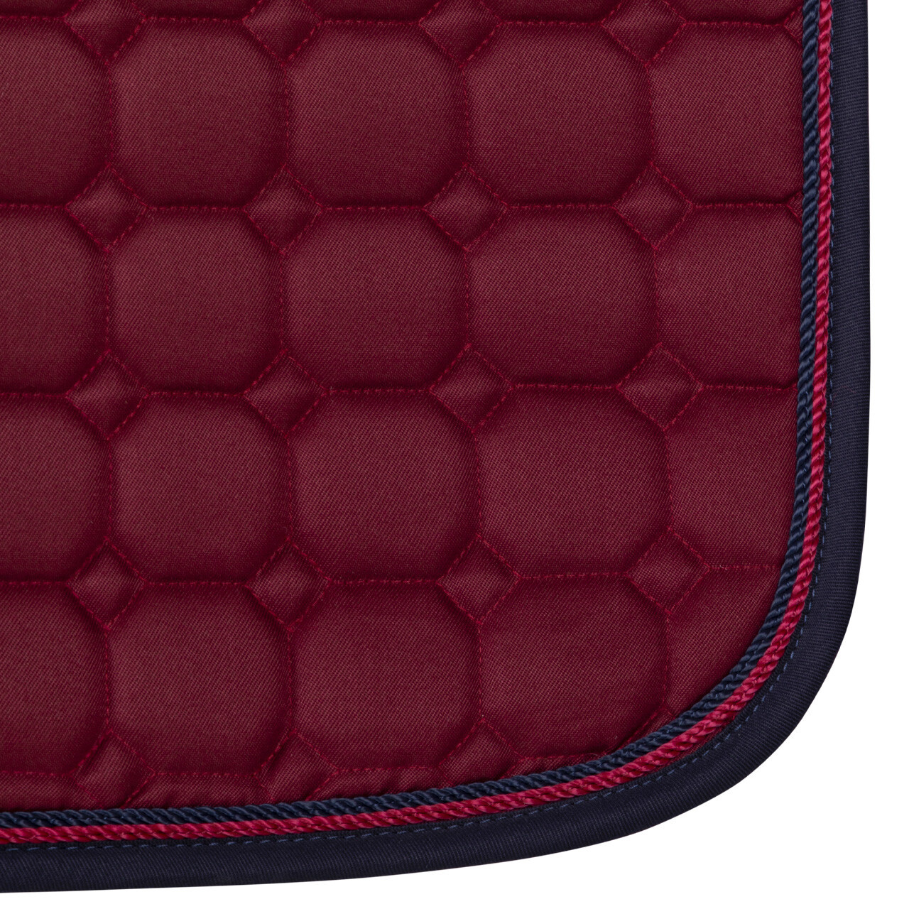 Dressage Saddle Pad Florence Burgundy/Navy Blue