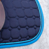 Allround Saddle Pad Florence Navy Blue/Blue Allround Saddle Pad Florence Navy Blue/Blue