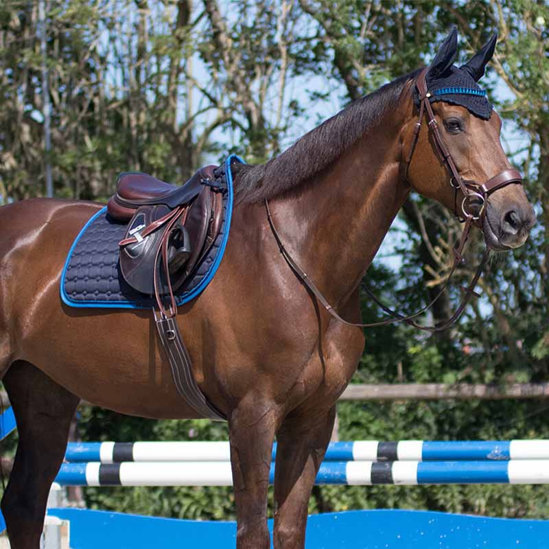 Allround Saddle Pad Florence Navy Blue/Blue