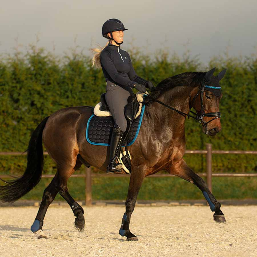 Allround Saddle Pad Florence Navy Blue/Blue