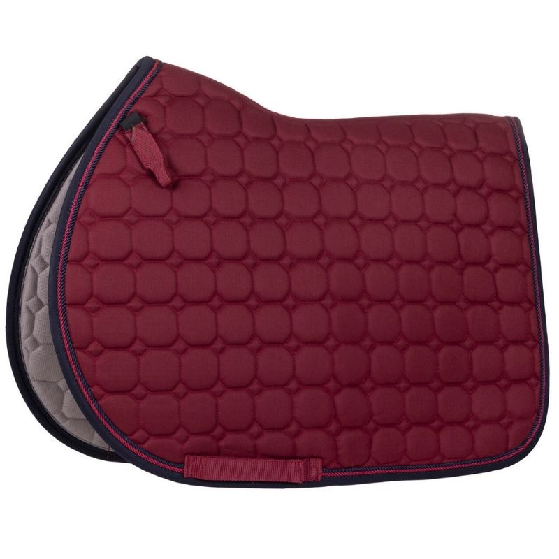 Allround Saddle Pad Florence Burgundy/Navy Blue