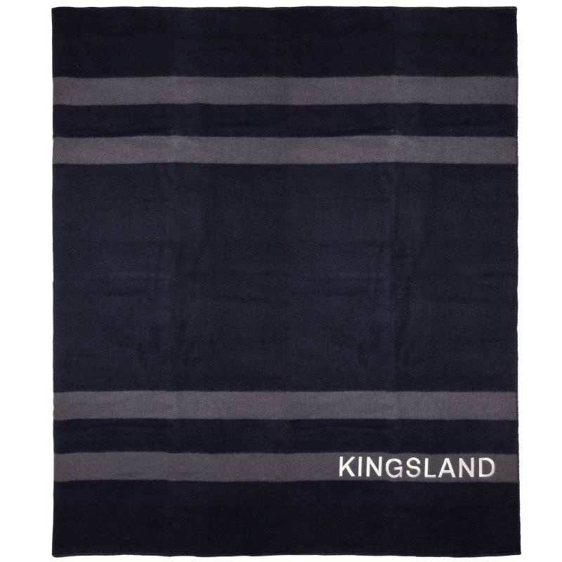 Wool Blanket Classic Navy Blue