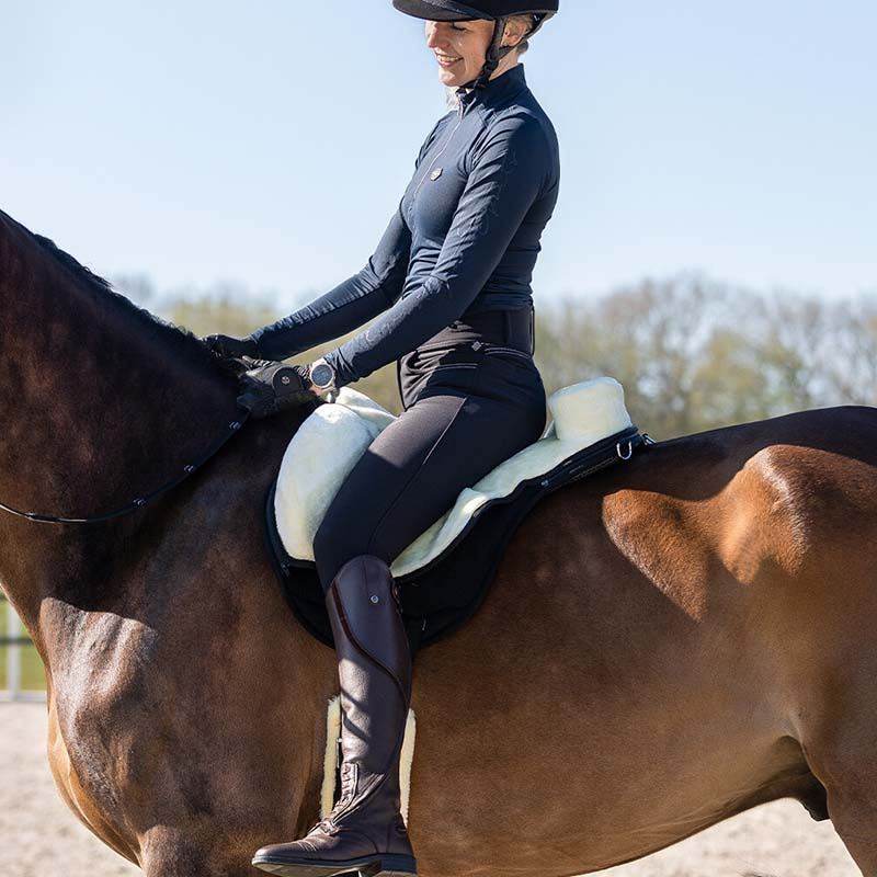 Bareback Pad Super Soft Black/Nature