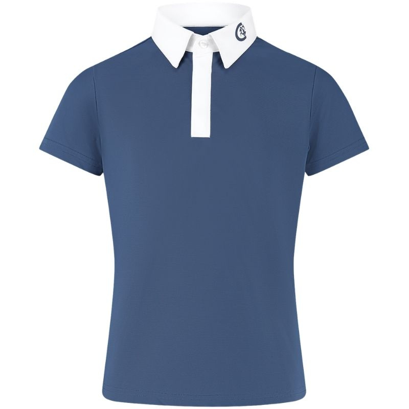 Competition Shirt Kids/Junior Boy Osaka Short Sleeve Blue