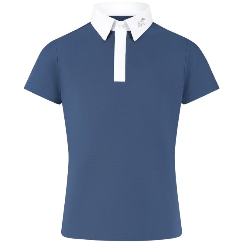 Competition Shirt Kids/Junior Boy Osaka Short Sleeve Blue