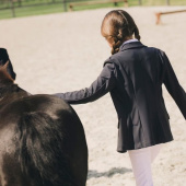 Competition Jacket Kids/Junior Girls Paris Navy Blue Competition Jacket Kids/Junior Girls Paris Navy Blue