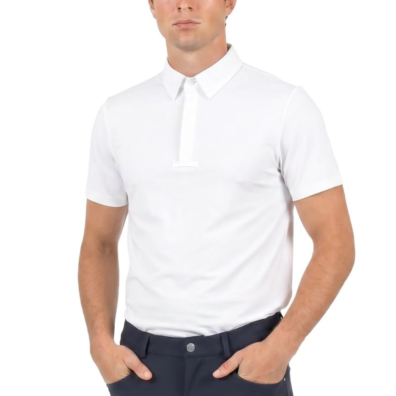 Competition Shirt Men Classic Short Sleeve White